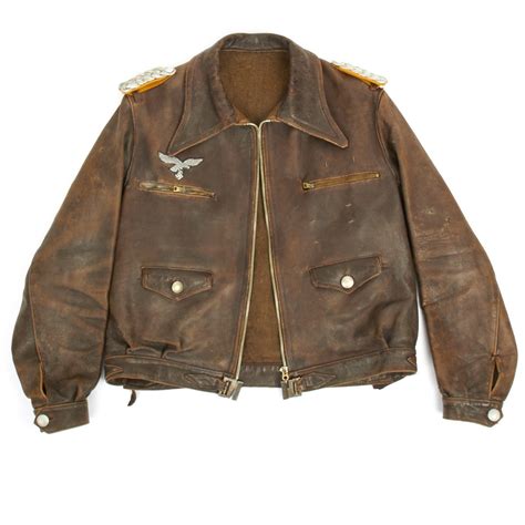 ww2 replica german flight jackets cotton leather trim|german air force flight jacket reproduction.